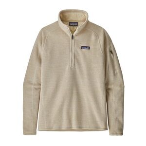 Patagonia Tan Fleece Quarter-Zip Pullover
